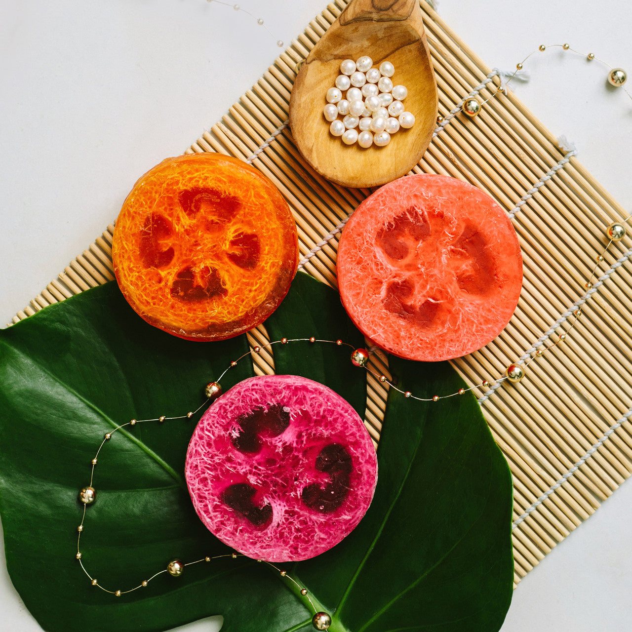 Loofah soaps